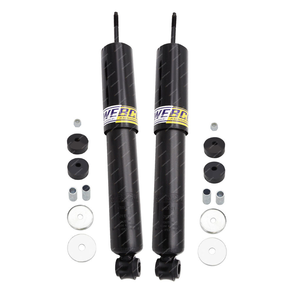 2 Front WEBCO Pro HD Shock Absorbers for FORD F F100 F150 4WD 80-96 Rear Mount