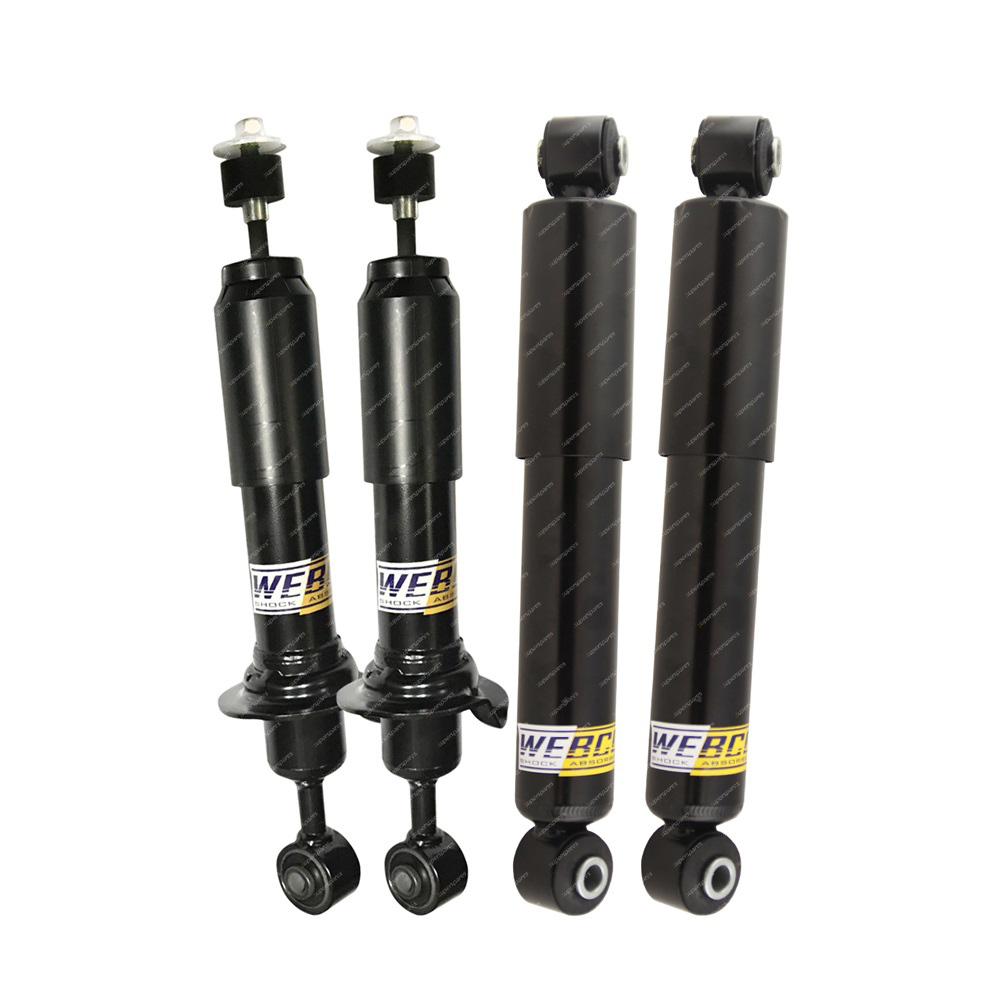 Front + Rear Webco Pro Shock Absorber for MITSUBISHI TRITON ML MN 2WD 4WD 06-ON