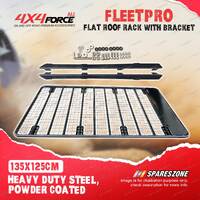 135x125cm Fleetpro Steel Flat Roof Rack with Bracket for Isuzu D-Max Dual Cab