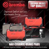 4pcs Rear Brembo NAO Ceramic Brake Pads for Volkswagen Touran Scirocco EOS Golf
