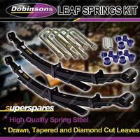2x Rear Dobinsons 35mm Lift Leaf Springs Kit 200Kg for Holden Rodeo KB TFS-55