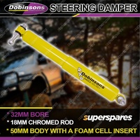 1x Front Dobinsons HD Steering Damper for Toyota Land Cruiser 80 105 Series