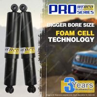 2 Pcs Front Webco Foam Cell Bigger Bore Size Shock Absorbers - GT0021FC