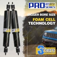 2 Pcs Front Webco 75mm - 100mm Lift Foam Cell Shock Absorbers - GT4000FCEX