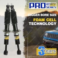2 Pcs Front Webco Foam Cell Bigger Bore Size Shock Absorbers - SS0025FC