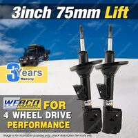 2 Pcs Front Webco 75mm - 100mm Lift Shock Absorbers - ST6020EX ST6021EX