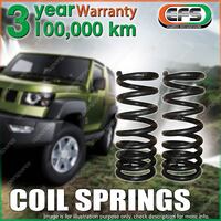 2x Rear EFS 100mm Lift Medium Duty Coil Springs 150kg for Ford Maverick LWB Y60