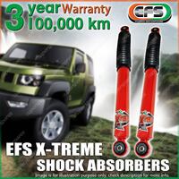 2 x Rear EFS X-Treme 30mm Lift Shock Absorbers for Nissan Navara D40 4WD STX 550