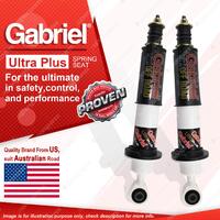 2 Front Gabriel Ultra Plus Spring Seat Shock Absorbers for Nissan Pathfinder R51