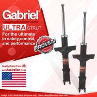 2 x Front Gabriel Ultra Plus Spring Seat Shocks for Ford Ranger PX III 18-on