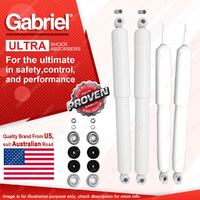 Gabriel Front + Rear Ultra LT Shock Absorbers for Isuzu MU UCS17 55 2 Door