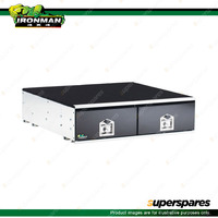 1 Pc Ironman 4x4 Locksafe Twin Drawers Systems - 1000mm ITD1000 4WD Offroad