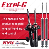 Front + Rear KYB EXCEL-G Shock Absorbers for MAZDA Mazda 3 BL LFDE 2.0 I4 FWD