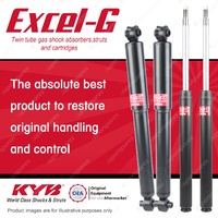 Front + Rear KYB EXCEL-G Shock Absorbers for VOLVO 240 I4 RWD Sedan Wagon