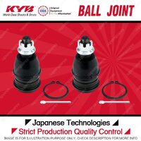 2 Pcs KYB Front Lower Ball Joints for Honda Jazz GK5 Hatchback 7/2014-1/2021 FWD