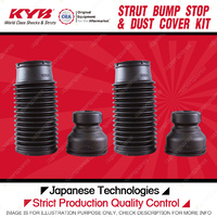 2 Front KYB Strut Bump Stop + Dust Cover Kits for Hyundai Accent LC G4EC LS G4ED