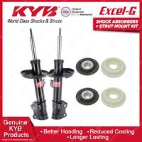 2 Front KYB Shock Absorbers Strut Mount Kit for Alfa Romeo Mito 955 Hatch 09-12