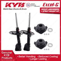 2 Front KYB Shock Absorbers Strut Mount Kit for Chrysler Grand Voyager GS 97-01