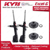 2 Front KYB Shock Absorbers Strut Mount Kit for Chrysler Grand Voyager RG 01-08
