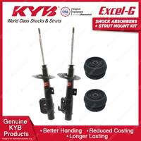 2 Front KYB Shock Absorbers Strut Mount Kit for Holden Calais Commodore VE 06-13