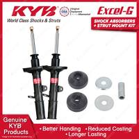 2 Front KYB Shock Absorbers Strut Mount Kit for Honda Prelude AB BA3 Coupe 83-87