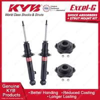 2 Front KYB Shock Absorbers Strut Mount Kit for Mazda MX-5 NA Convertible 89-97