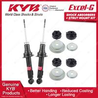 2 Front KYB Shock Absorbers Strut Mount Kit for Mazda MX-5 NB Convertible 98-05