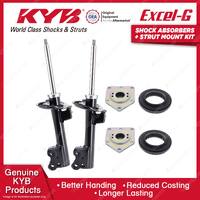 2 Front KYB Shock Absorbers Strut Mount Kit for Mercedes-Benz B-Class W245 05-12