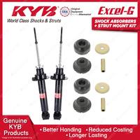 2 Front KYB Shock Absorbers Strut Mount Kit for Mitsubishi Pajero NM NP 00-06