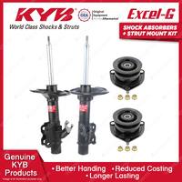 2 Front KYB Shock Absorbers Strut Mount Kit for Nissan 200SX Silvia S14 94-00