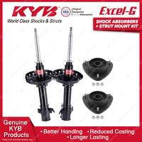 2 Front KYB Shock Absorbers Strut Mount Kit for Subaru Forester SH9 Wagon 08-09