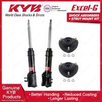 2 Front KYB Shocks Strut Mount Kit for Suzuki Vitara SE416 SV420 SV620 X-90 LB11