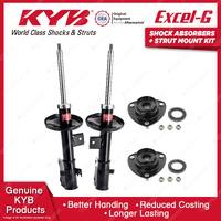 2 Front KYB Shock Absorbers Strut Mount Kit for Suzuki Grand Vitara JT SUV 05-14
