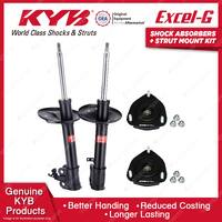 2 Front KYB Shock Absorbers Strut Mount Kit for Toyota Rav 4 SXA10R SXA11R 98-00