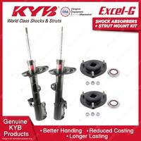 Front KYB Shock Absorbers Strut Mount Kit for Toyota Kluger GSU40R GSU45R 07-10
