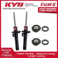 2 Front KYB Shocks Strut Mount Kit for Volkswagen Beetle 1L Caddy 2K CC 3C 10-ON