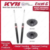 2 Front KYB Shock Absorbers Strut Mount Kit for Volvo 240 244 260 264 265 81-93
