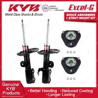 2 Front KYB Shock Absorbers Strut Mount for Toyota Prius-V ZVW40R Hybrid 12-15