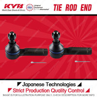 2 Pcs KYB Front Tie Rod Ends for Mazda 323 Astina Protege BJ 1.8L FPDE 1998-2003