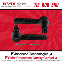 2 Pcs KYB Front Tie Rod Ends for Toyota Hiace RZH103R RZH113R 2.4L 1998-2005