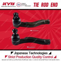 2 Pcs KYB Front Tie Rod Ends for Toyota Landcruiser HDJ100R UZJ100R 2002-2007