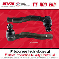 2 Pcs KYB Front Tie Rod Ends for Toyota Landcruiser HDJ100R UZJ100R 1998-2002
