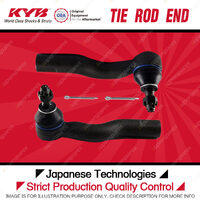 2 Pcs KYB Front Tie Rod Ends for Toyota Avensis ACM21R 2.4L 2AZFE I4 2003-2010