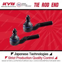 2 Pcs KYB Front Outer Tie Rod Ends for Nissan Navara D21 Cab Chassis 6/92-2/97