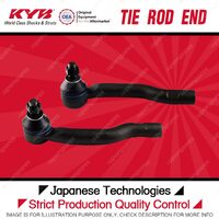 2 Pcs KYB Front Tie Rod Ends for Suzuki Grand Vitra SQ625 XL7 JA627 4/98-1/06