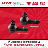 2 KYB Front Tie Rod Ends for Suzuki Ignis HX51S Liana RC51S 1.3 1.8L 10/00-08/07