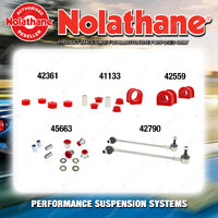 Front Nolathane Suspension Bush Kit for HOLDEN COLORADO RC 6CYL 4WD 2008-2012
