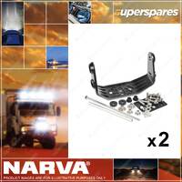 2 x Narva Bracket Kits for Ultima 215 High Powered LED Driving Lights 74440