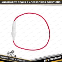 100 Pcs of Pro-Kit Fuse Holder - Bakelite In-Line Fuse Tap Holder Adaptor