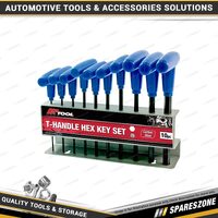 10 Pcs of PK Tool T-Handle Hex Key Set - Metric Cr-V High Quality Steel Shafts